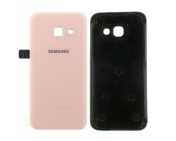 Akkufedél Samsung Galaxy A3 (2017) SM-A320F hátlap + ragasztó rózsaszín